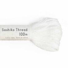 olympus cotton sashiko thread 100m white 101