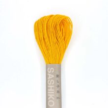 olympus sashiko thread cotton 16 yellow