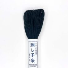 olympus sashiko thread cotton 20 black