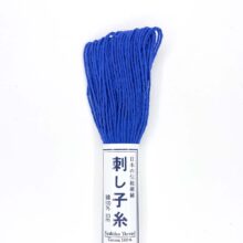 olympus sashiko thread cotton 23 ultra marine blue
