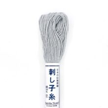 olympus sashiko thread cotton 28 gray