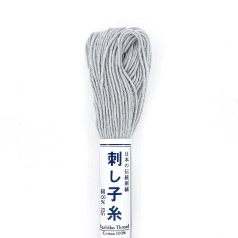 olympus sashiko thread cotton 28 gray