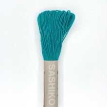 olympus sashiko thread cotton 34 bright green