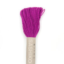 olympus sashiko thread cotton 35 bright purple