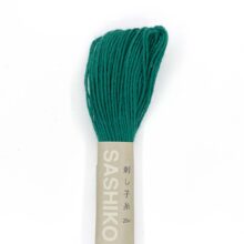 olympus sashiko thread cotton 37 deep green