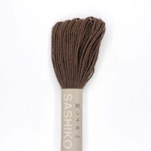 olympus sashiko thread cotton 39 deep brown
