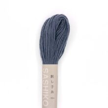 olympus sashiko thread cotton 40 deep gray