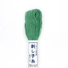olympus sashiko thread cotton 7 green