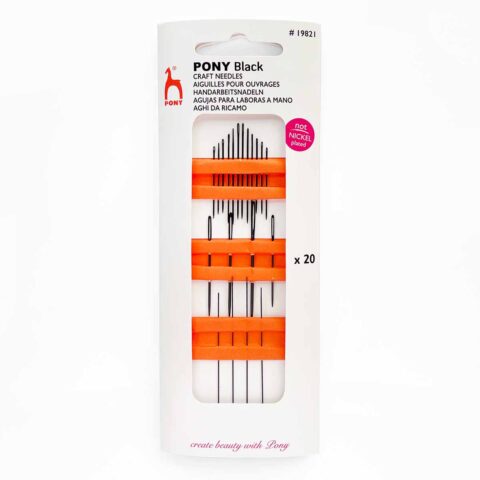 pony black eye nickel free hypoallergenic craft assorted hand sewing embroidery needles 19821