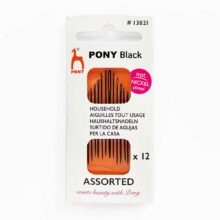 pony black eye nickel free hypoallergenic household assorted hand sewing embroidery needles 13821