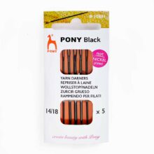 pony black eye yarn darners hypoallergenic nickel free hand sewing mending needles