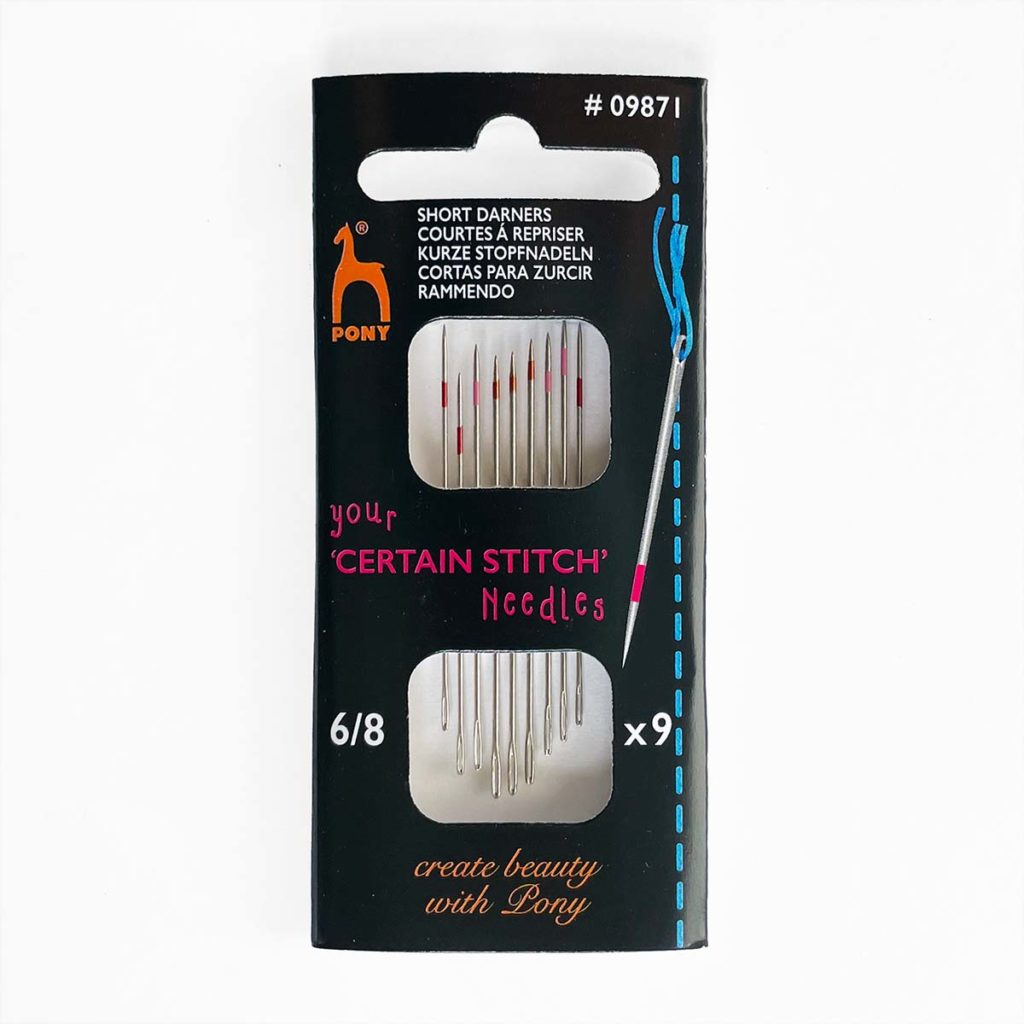 Pony Certain Stitch Short Darning Needles Maydel