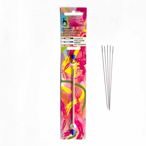 pony color eye ultra long beading hand needles size 10 12 07083