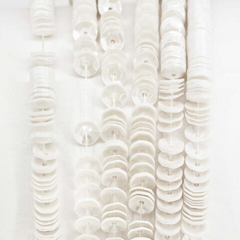porcelaine lustree glossy white 11002 cellulose french couture paillettes cuvettes sequins langlois martin