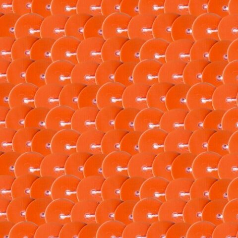 porcelain finish orange sequins in a square grid