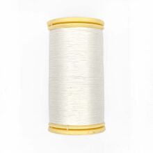 sajou fil a gant au chonois waxed cotton gloving thread 100 white