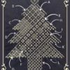 sashiko tree sampler embroidery pattern framed