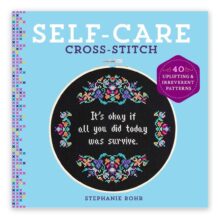 self care cross stitch book by stephanie rohr cover