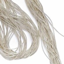 silver plated smooth purl bullion goldwork metal work embroidery thread size 6