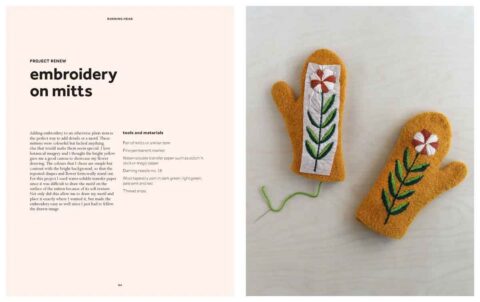 visible mending arounna khounnoraj book embroidery on mitts