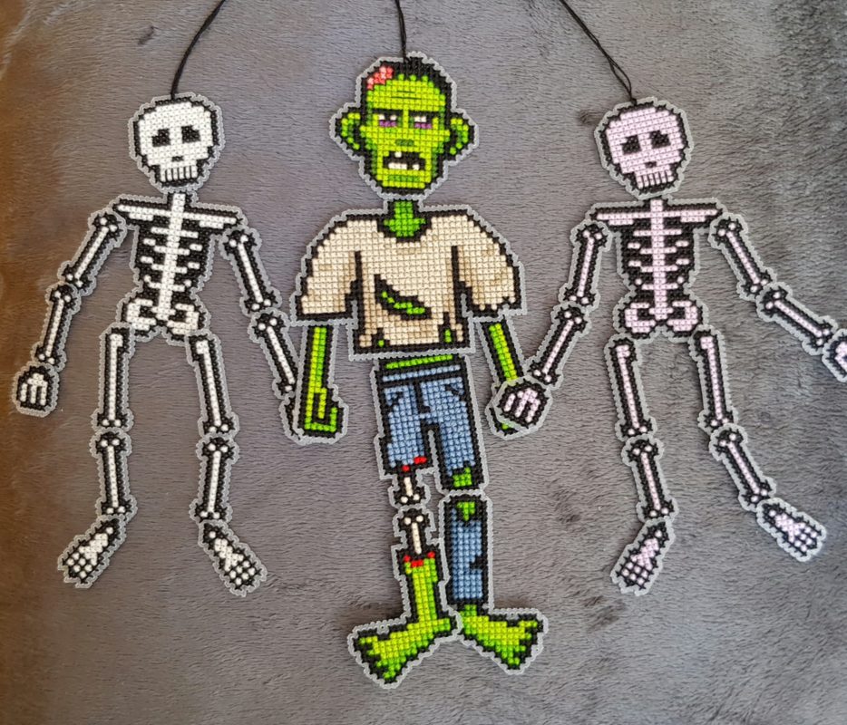 Zombie! crossstitch pattern PDF by BaaMeow Maydel