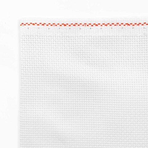 zweigart white aida 14 count cotton embroidery needlework fabric